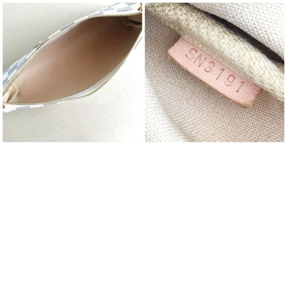 Louis Vuitton Eva Clutch Damier Azur shoulder bag - Picture 4 of 5